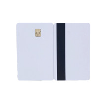 High Quality SLE4428 Chip Card with Hico 3-Track Magnetic Strip - Credit Card Size and Inkjet Printable