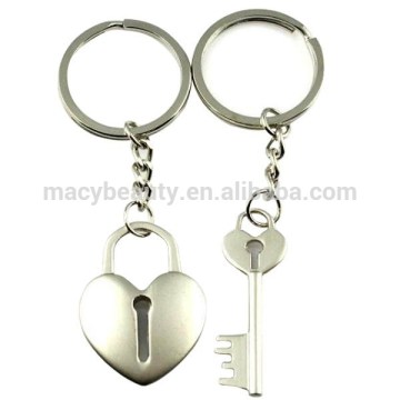 3D High-end metal heart sahpe key chains