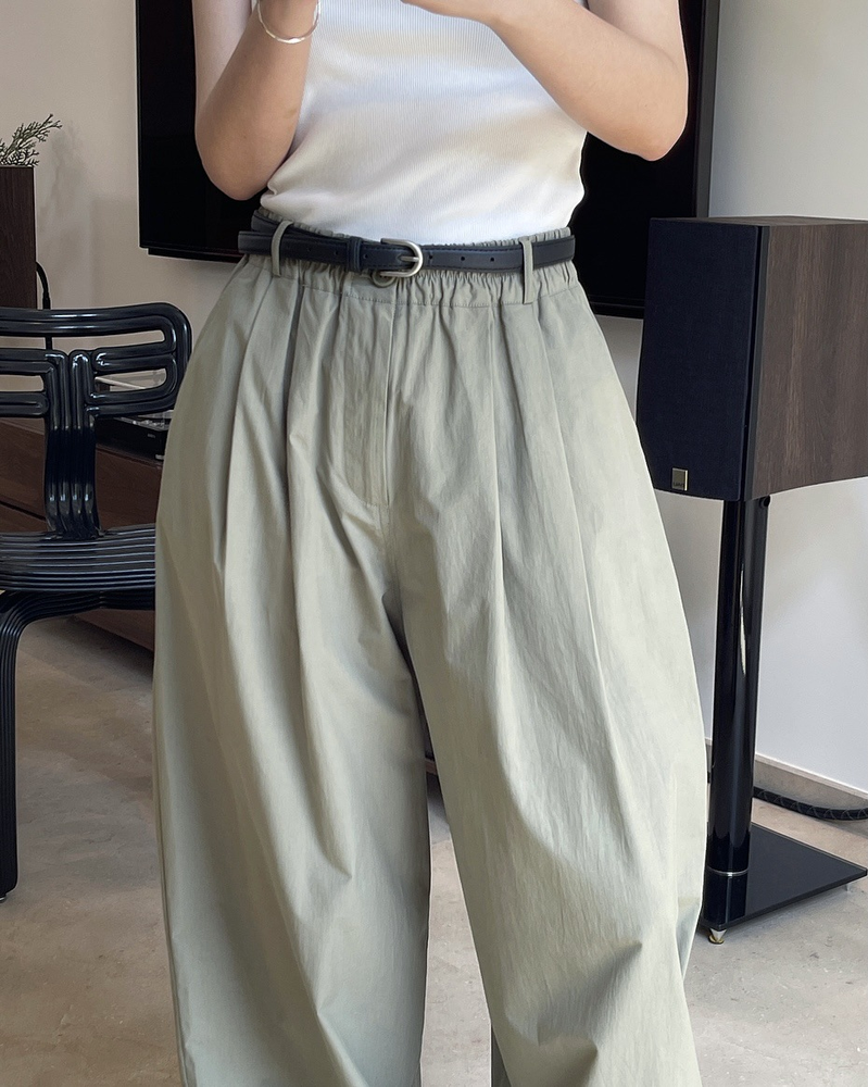 Широкие брюки шикарного минималистского силуэта в японском стиле Japanese-Style Chic Minimalist Silhouette Wide Leg Pants