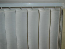 Manual Fabric Double Roller Blinds , Vertical Window Coverings