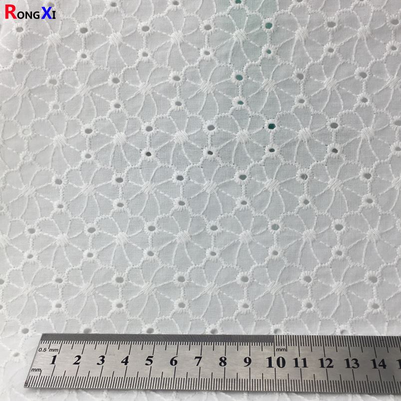 RXF0567 Brand Japan embroidery Round Flower New Cotton Fabric