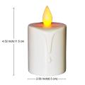 Outdoor Window Solar Powered Led Pillar Candles