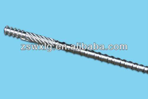 Single screw barrel with vented design for extruder machine