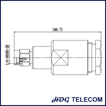 SMA MALE CONNECTOR FOR RG8 CABLE