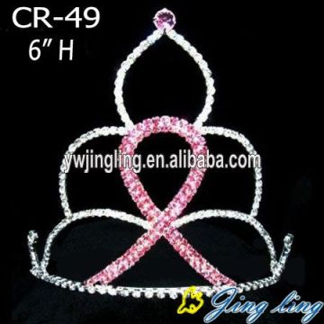 Rhinestone rosa arco iris desfile joyas CR-49