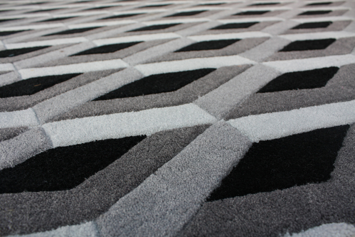 Carved Carpet with Geometry Design