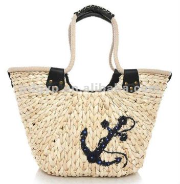 2013 summer cheap ladies handbags cute bag corn husk beach bag maise straw handbags