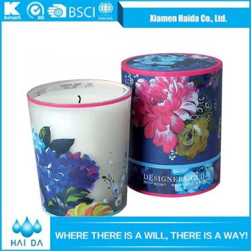 hot sale glass candle