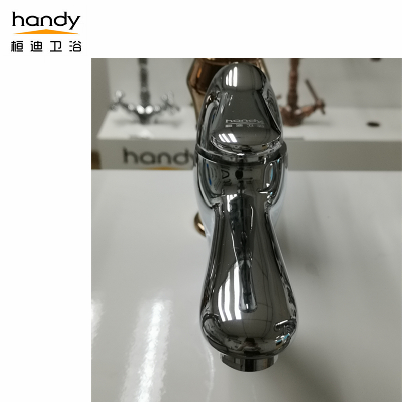 chromed tall basin faucet