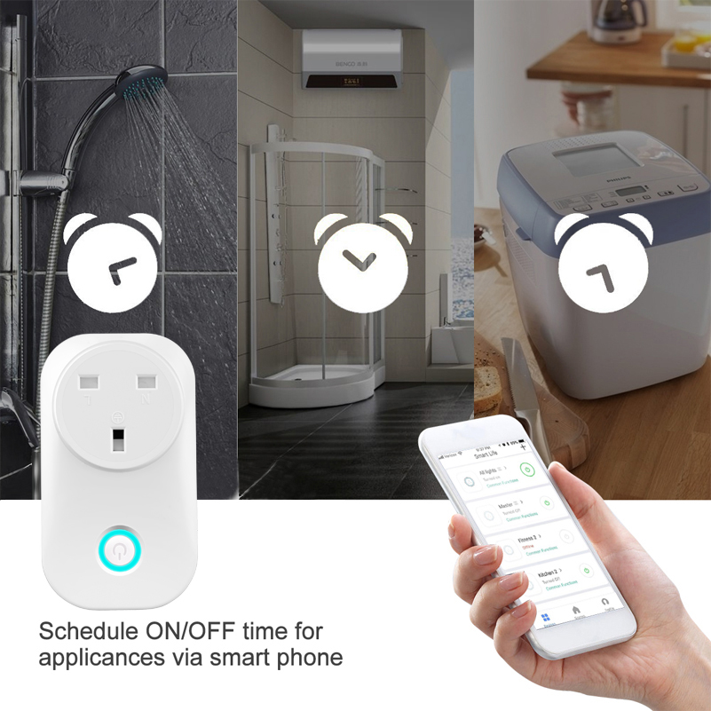 Wholesale Alexa Wifi Wireless Outlet UK Smart Socket Plug