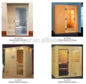 2015 China Factory Luxury mini sauna cabin / sauna steam shower cabin