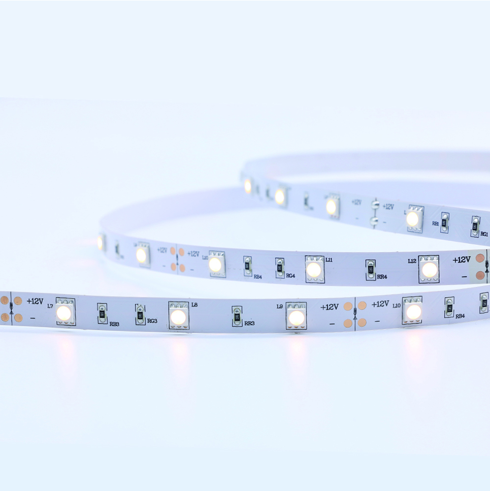 5050SMD 30led 7.2W ضوء الشريط اللون الأبيض النقي