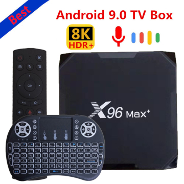 Best Smart TV box 2020 X96 max plus mini Android 9.0 Amlogic S905X3 Quad Core 4GB 64GB 32GB 8K Wifi 4K X96Max+ Media Player