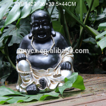 Fiberglass home decoration use happy buddha garden statues