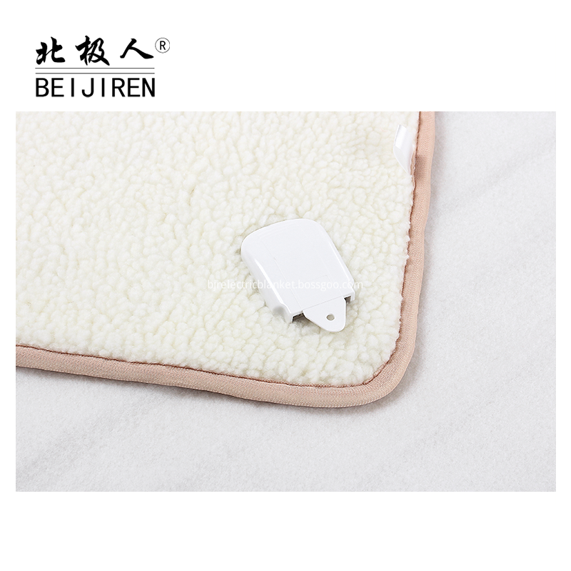 detachable two settings electric heating blanket 