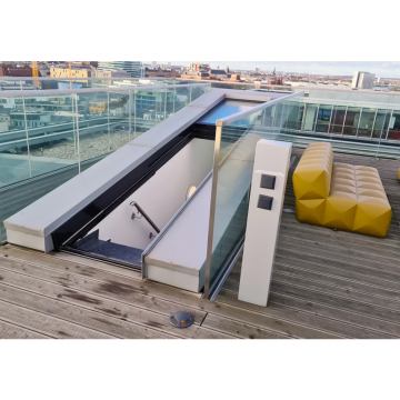 Electric Motorized Retractable Sliding Glass Skylight Window Canopy