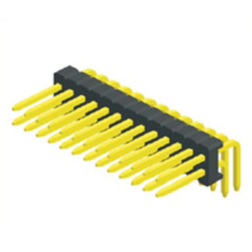 1.27X2.54 mm Pin header Dual Row Angle