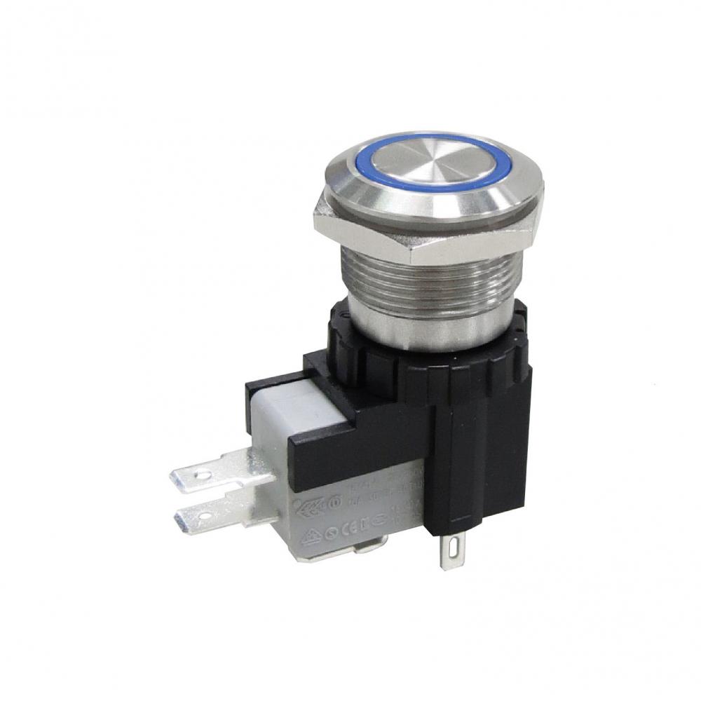 Babban Yanzu 19MM Anti-vandal Pushbutton Metal Switch