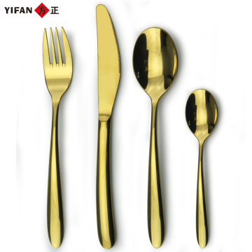 gold plated flatware wholesale,gold cutlery