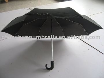 automatic 3 sections umbrella hook handle