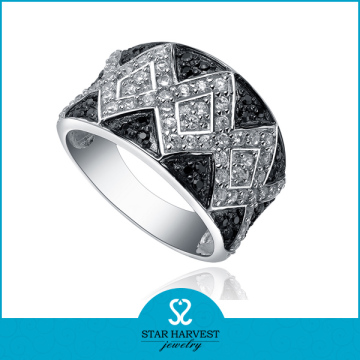 925 silver zircon stone antique ring