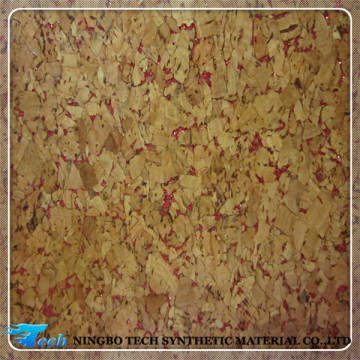 cork design pu shoe lining leather, lining leather, raw material(pu forro cuero sinteticos)