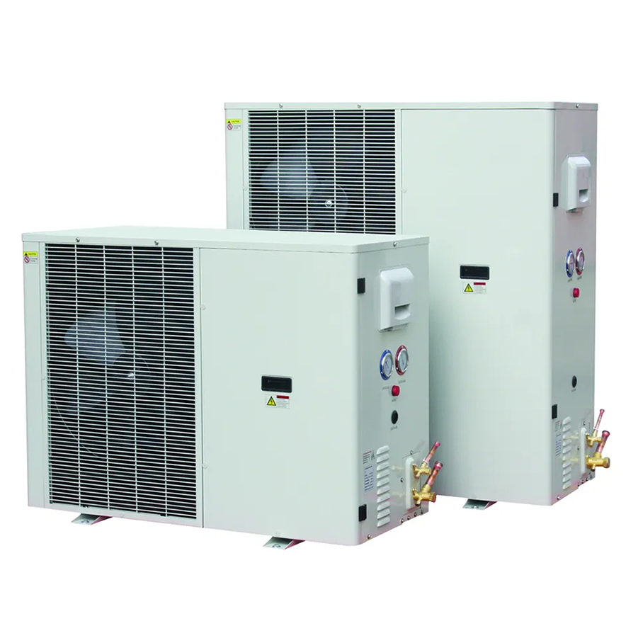 Refrigeração do compressor para unidade de condensação da sala fria
