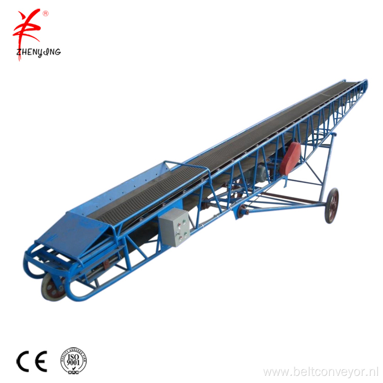 Rice big bag unloader belt conveyor