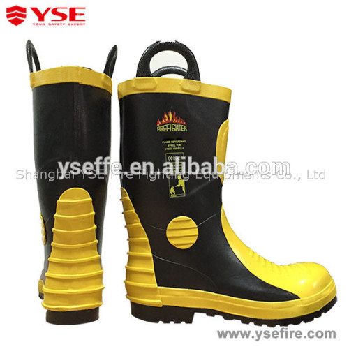 Fire proof safety protective shoes boots with steel toe cap and midsole