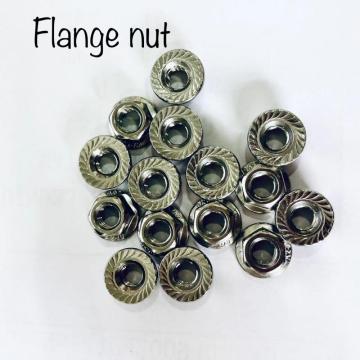 Porcas de flange hexadecipal din6923 aço