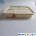 100% Biodegradable Termoplastic Pla Alimentos Recipiente