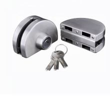 Semicycle Glass door lock for folio doors