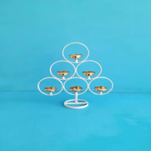 Wrought iron candlestick