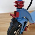 Scooter elettrico Bambini blu piegati personalizzati