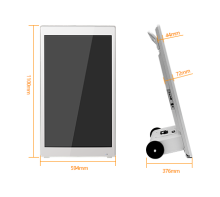 Battery Powered 43inch LCD Digital Advertising Signage