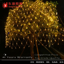 Amazon Christmas Railing Decoration: Warm White LED Net Light Mesh