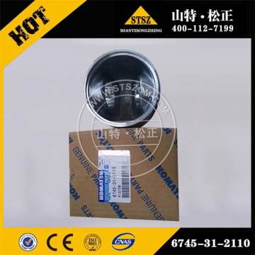 SAA6D114E Piston 6745-31-2110 untuk bahagian penggali