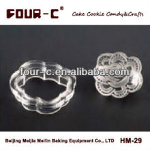 Acrylic fondant cake rose cutter,decorative gum paste cutter