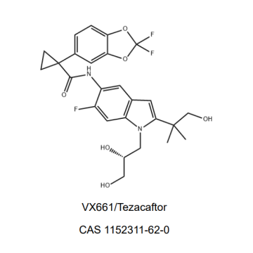 CAS Nr. 1152311-62-0 Tezacaftor (VX-661) 99,5%