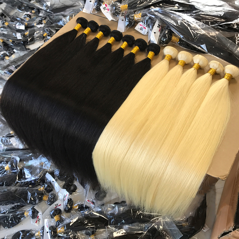 Xuchang factory raw virgin hair vender, Peruvian hair 100% virgin straight bundle, Free sample cuticle aligned hair