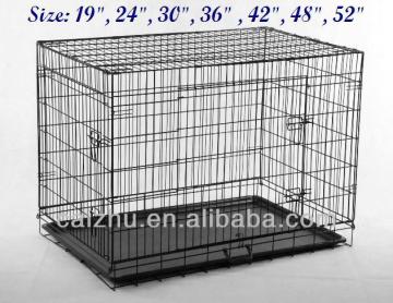 31" Two Door Folding Heavy Duty Dog Crates