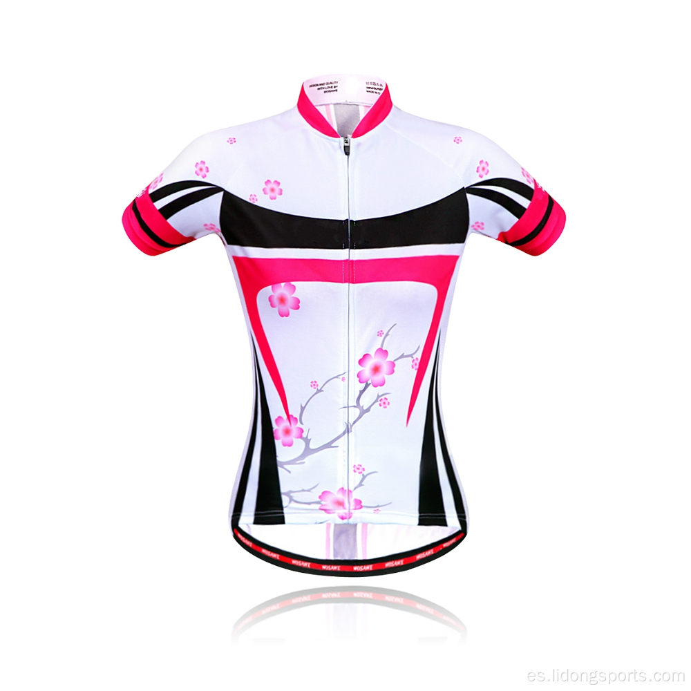 Ropa de ciclismo de manga corta Ropa de fitness