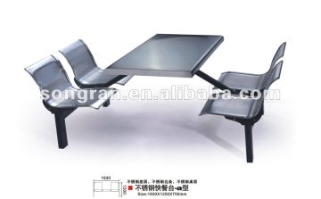 Stainless steel dinner table