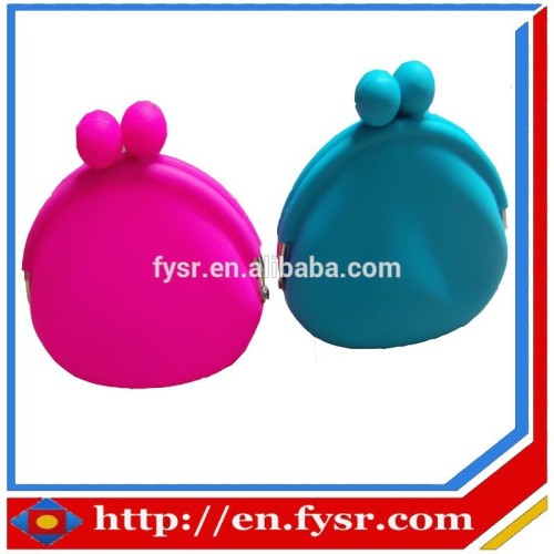 Candy color silicone coin purse / pochi silicone coin wallet / silicone coin bags