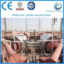 2014 new design green energy and high efficiency and good quality waste tyre recycling plant with no pollution
