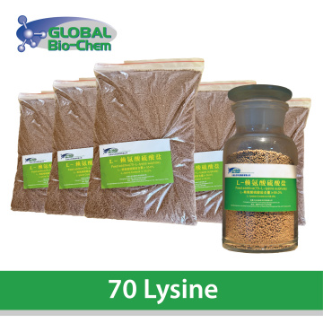70 lysine sulfate အမှုန့် packets များ