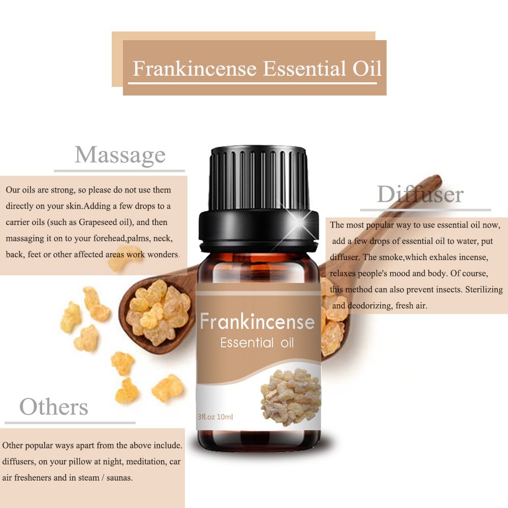 Frankincense essential oil for balance grease skincare