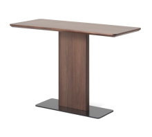 black-stone walnut wood dining table