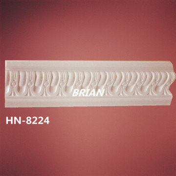 Popular decorative material, European PU carved panel molding