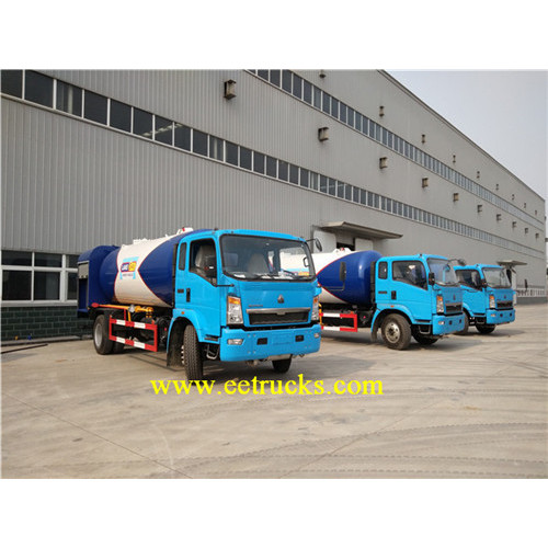 Xe nạp nhiên liệu LPG xi lanh SINOTRUK 3000 gallon